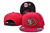 49ers Team Logo Red Adjustable Hat SF (2),baseball caps,new era cap wholesale,wholesale hats